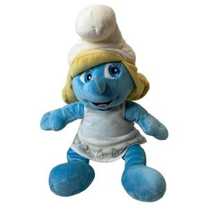 Build A Bear Workshop Smurfs Smurfette Girls Plush Toy With Dress 2011 Movie